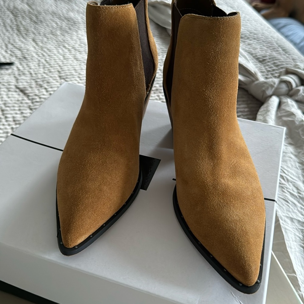 Charles David suede bootie